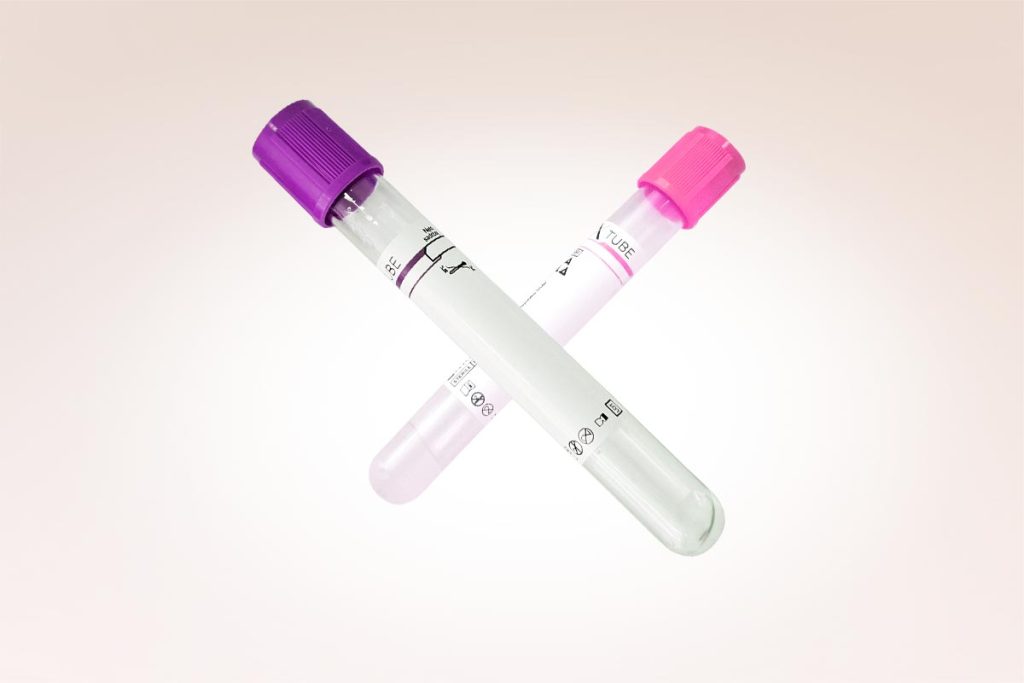K2EDTA and K3EDTA vacuum blood collection tubes by Hygienx